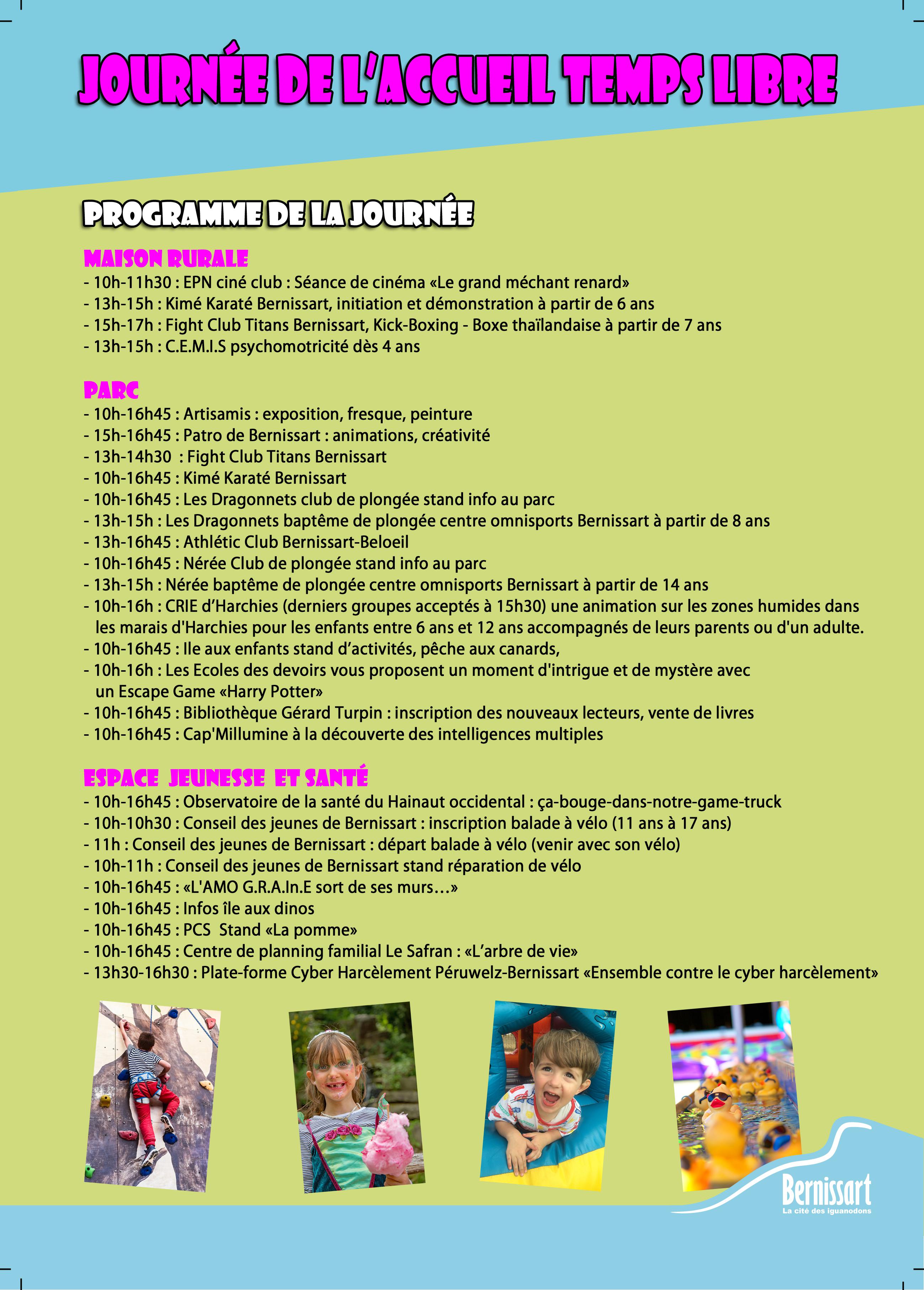 Programme Accueil temps libre Programme Accueil temps libre