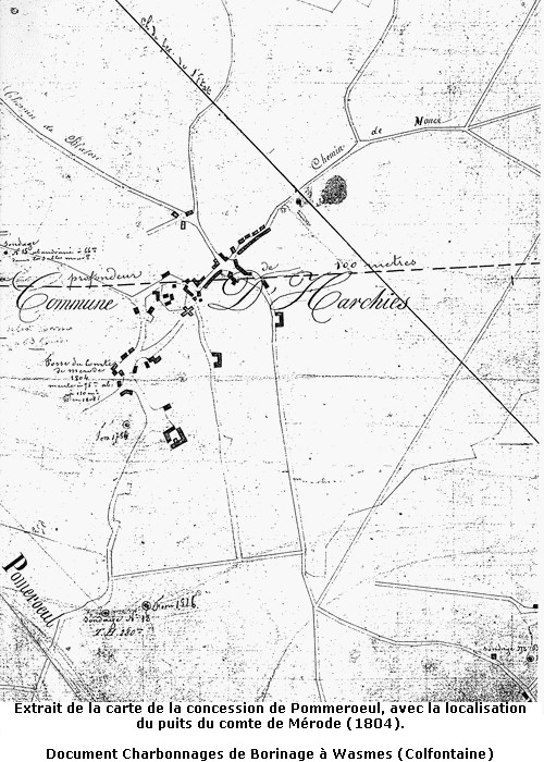 Carte de la concession de Pommeroeul carte concession1