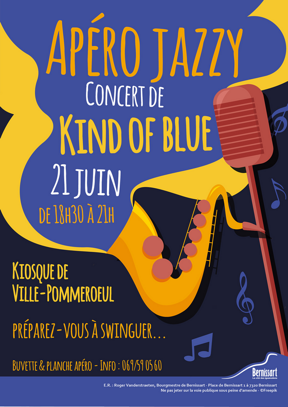 affiche apero jazzy