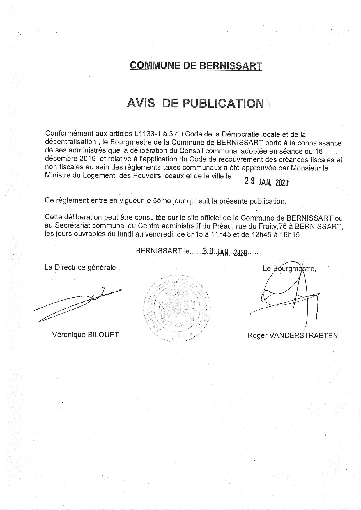 Avis de publication p001