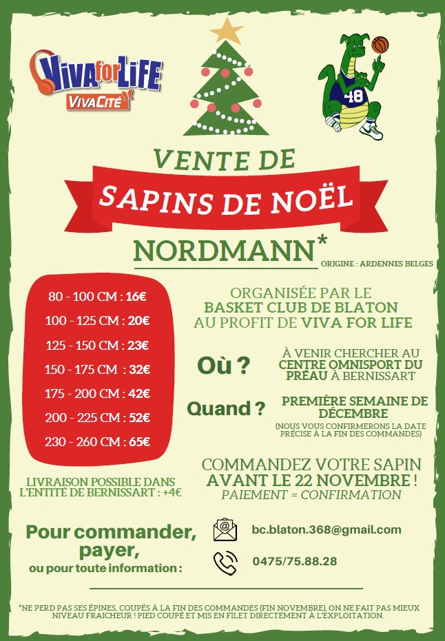 ventes sapins
